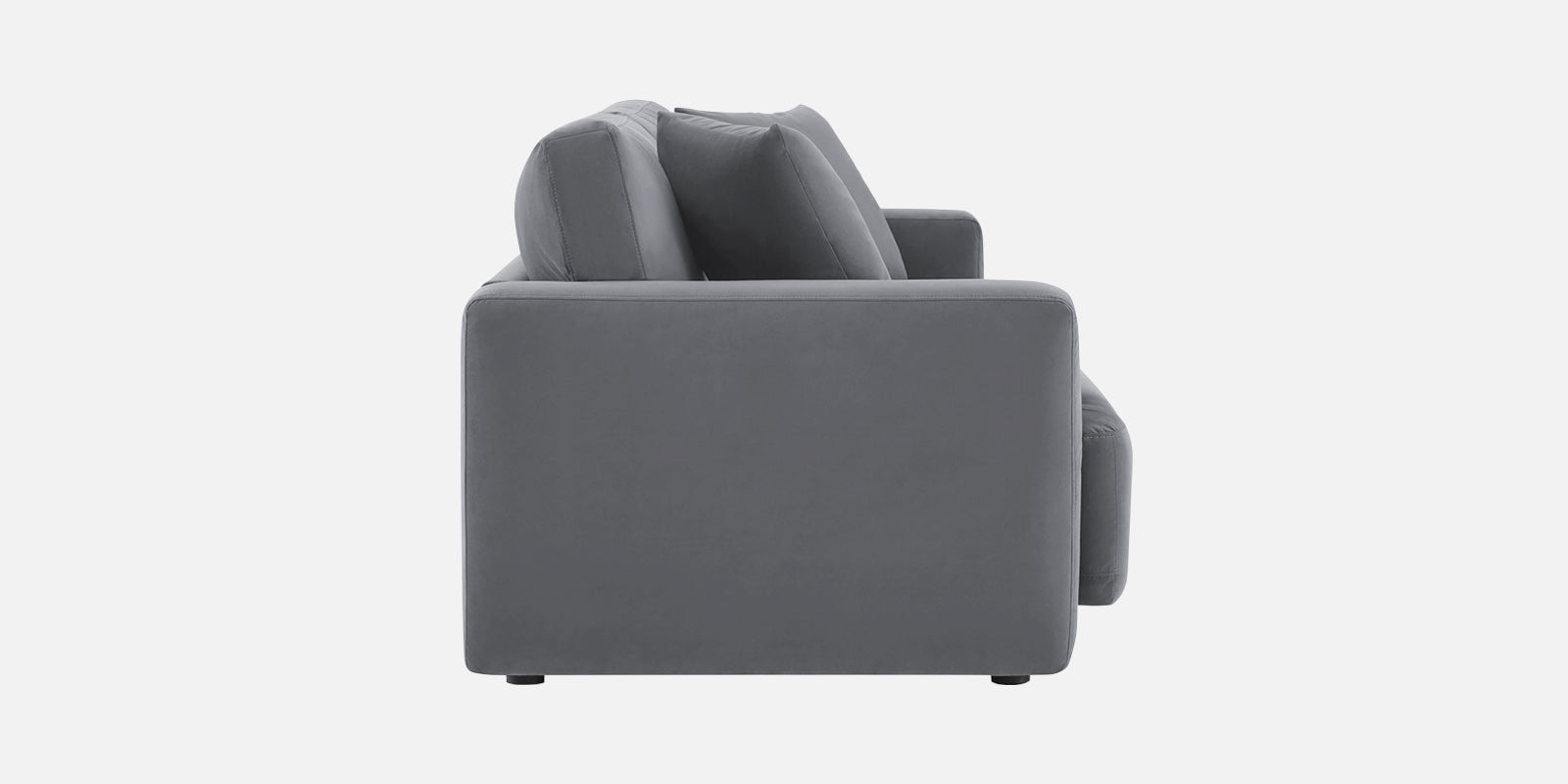 Kosta Velvet 2 Seater Sofa In Pubble Grey Colour - Febonic Living