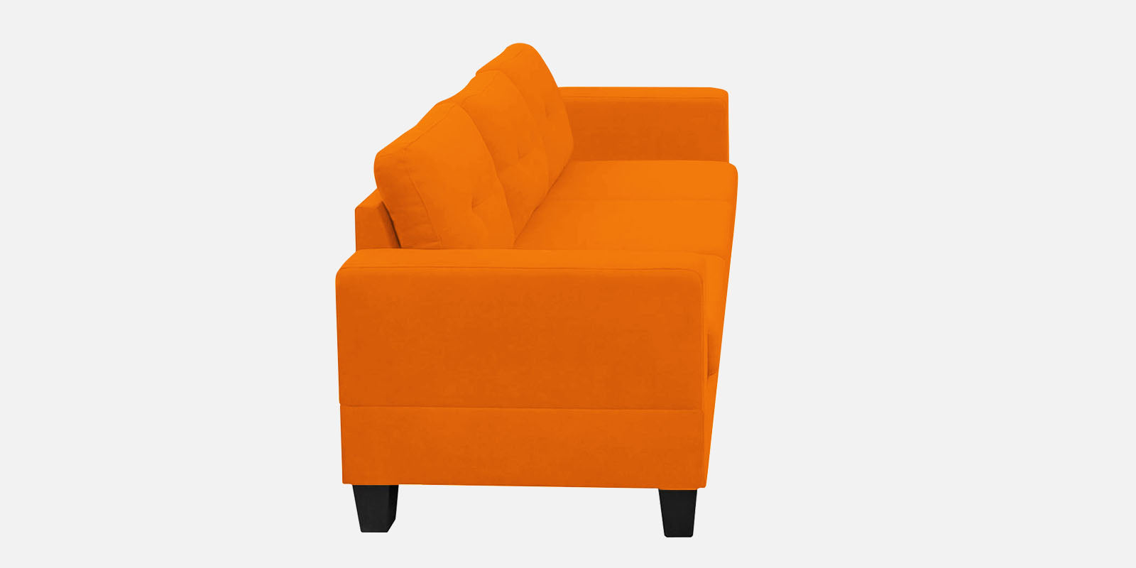 Thomas Fabric 3 Seater Sofa In Vivid Orange Colour - Febonic Living