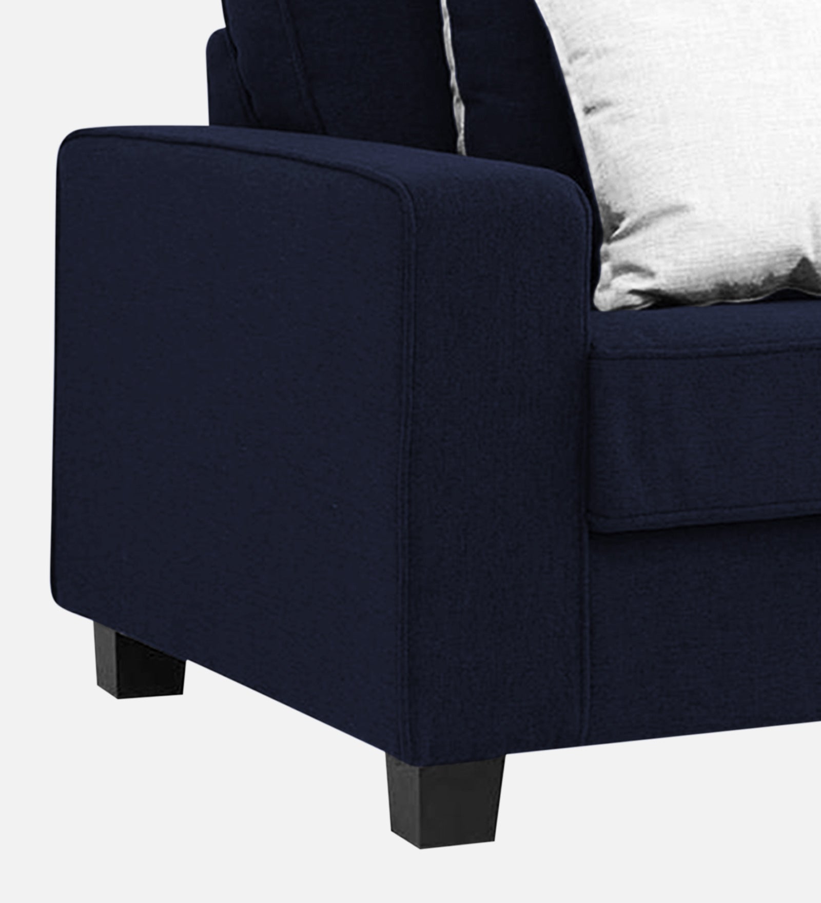 Ladybug Fabric 1 Seater Sofa In Royal Blue Colour - Febonic Living