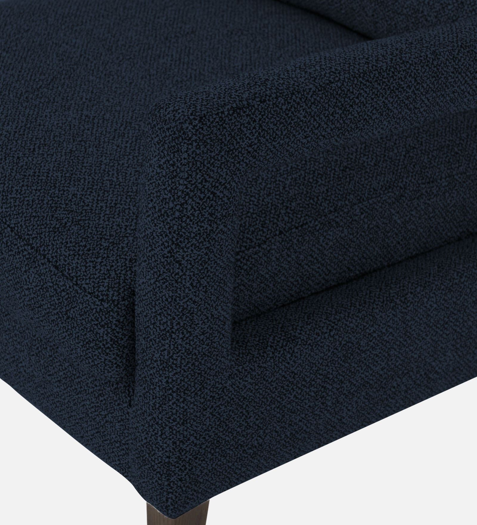 Olsen Fabric Arm Chair In Denim Blue Colour - Febonic Living