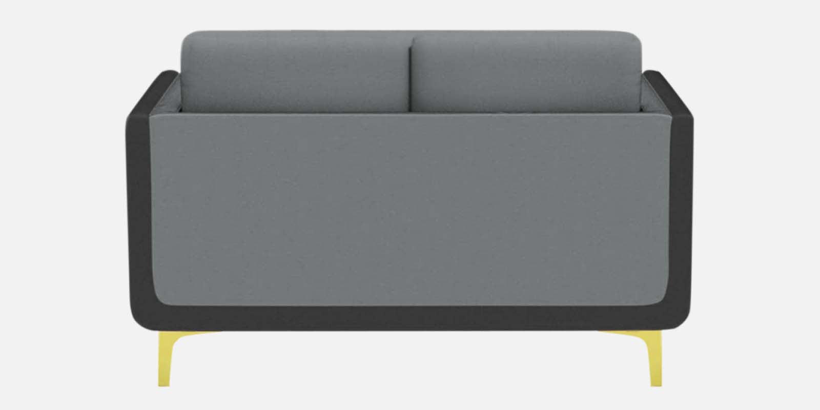 Visky Velvet 2 Seater Sofa In Pearl Grey And Hory Grey Colour - Febonic Living