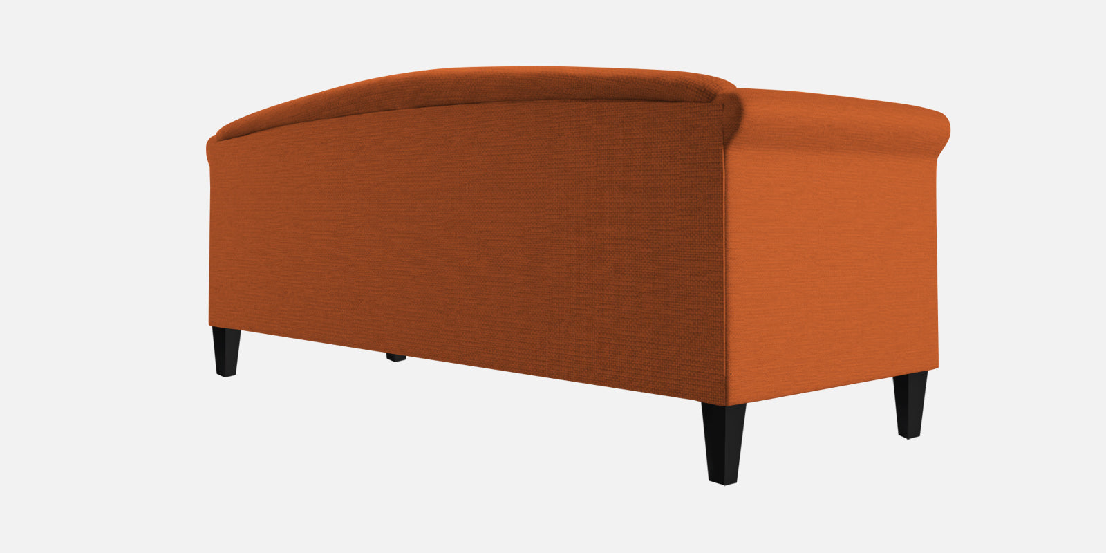 Kimber Fabric 3 Seater Sofa In Vivid Orange Colour - Febonic Living