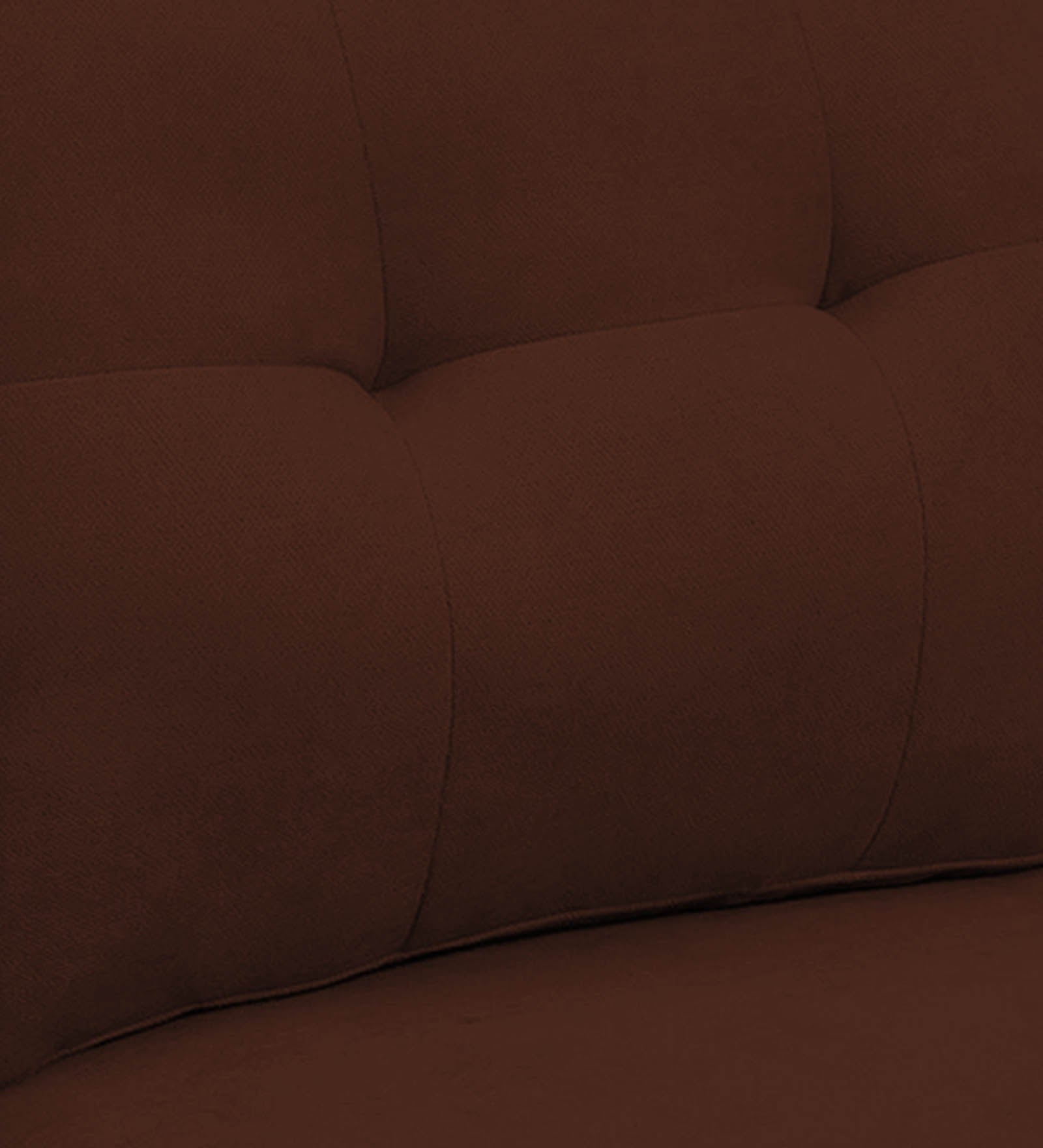 Thomas Fabric 1 Seater Sofa In Coffee Brown Colour - Febonic Living