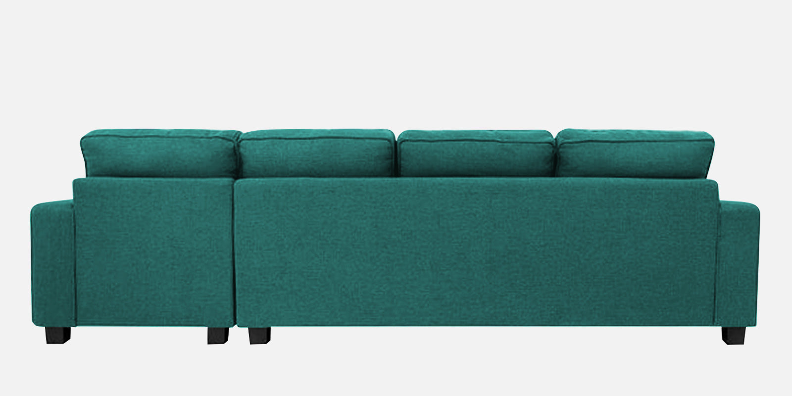 Ladybug Fabric RHS Sectional Sofa (3+Lounger) In Sea Green Colour - Febonic Living