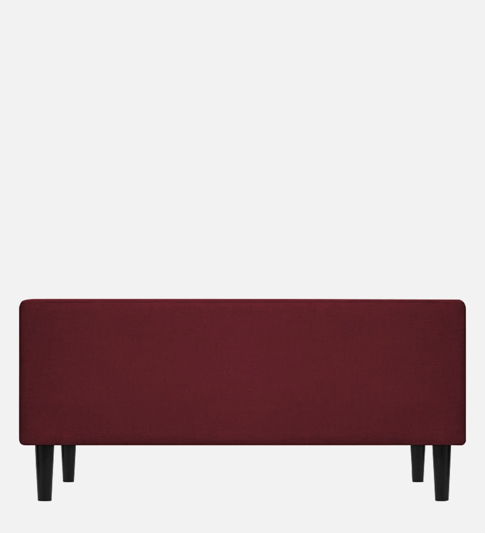 Maya Fabric Bench In Blood Maroon Colour - Febonic Living