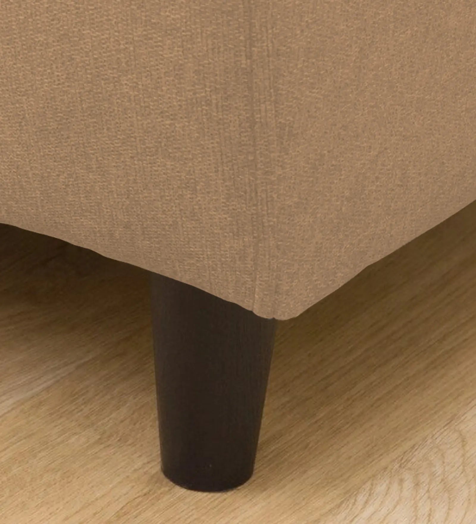 Zibby Fabric 1 Seater Sofa In Copper Brown Colour Febonic Living