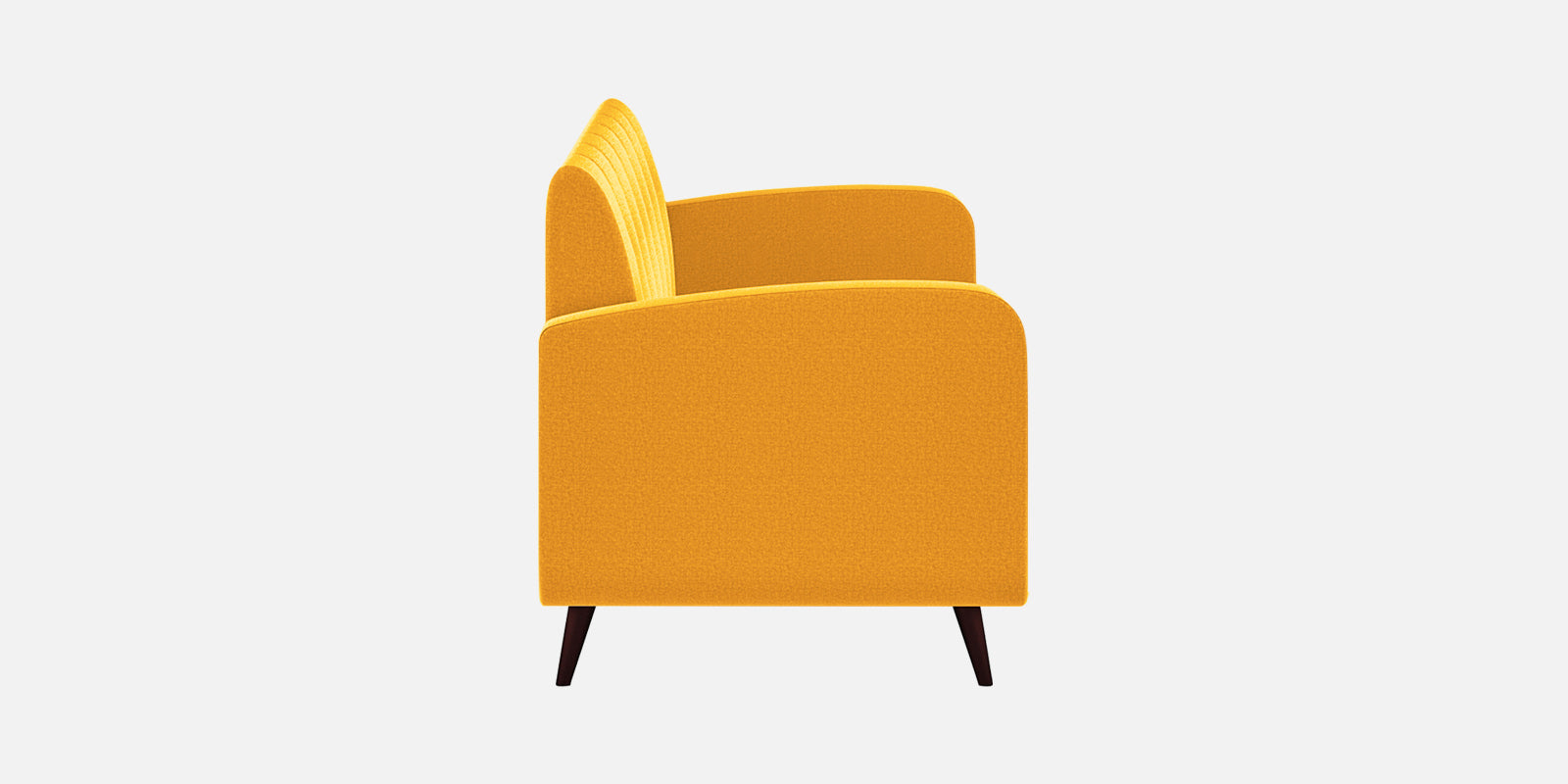 Wiki Velvet 3 Seater Sofa in Safforn Yellow Colour