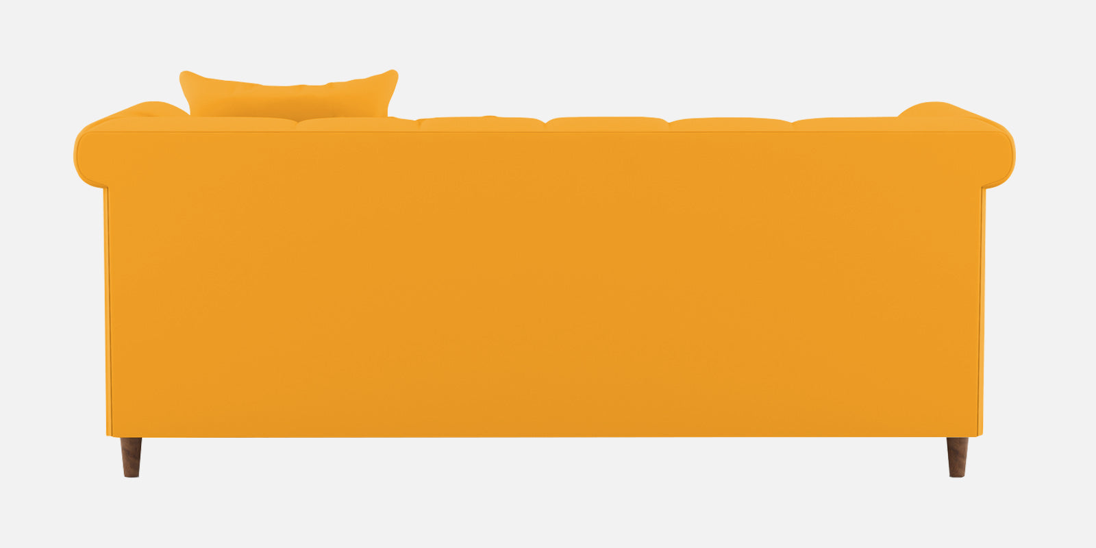 Rubi Velvet 3 Seater Sofa In Safforn Yellow Colour - Febonic Living