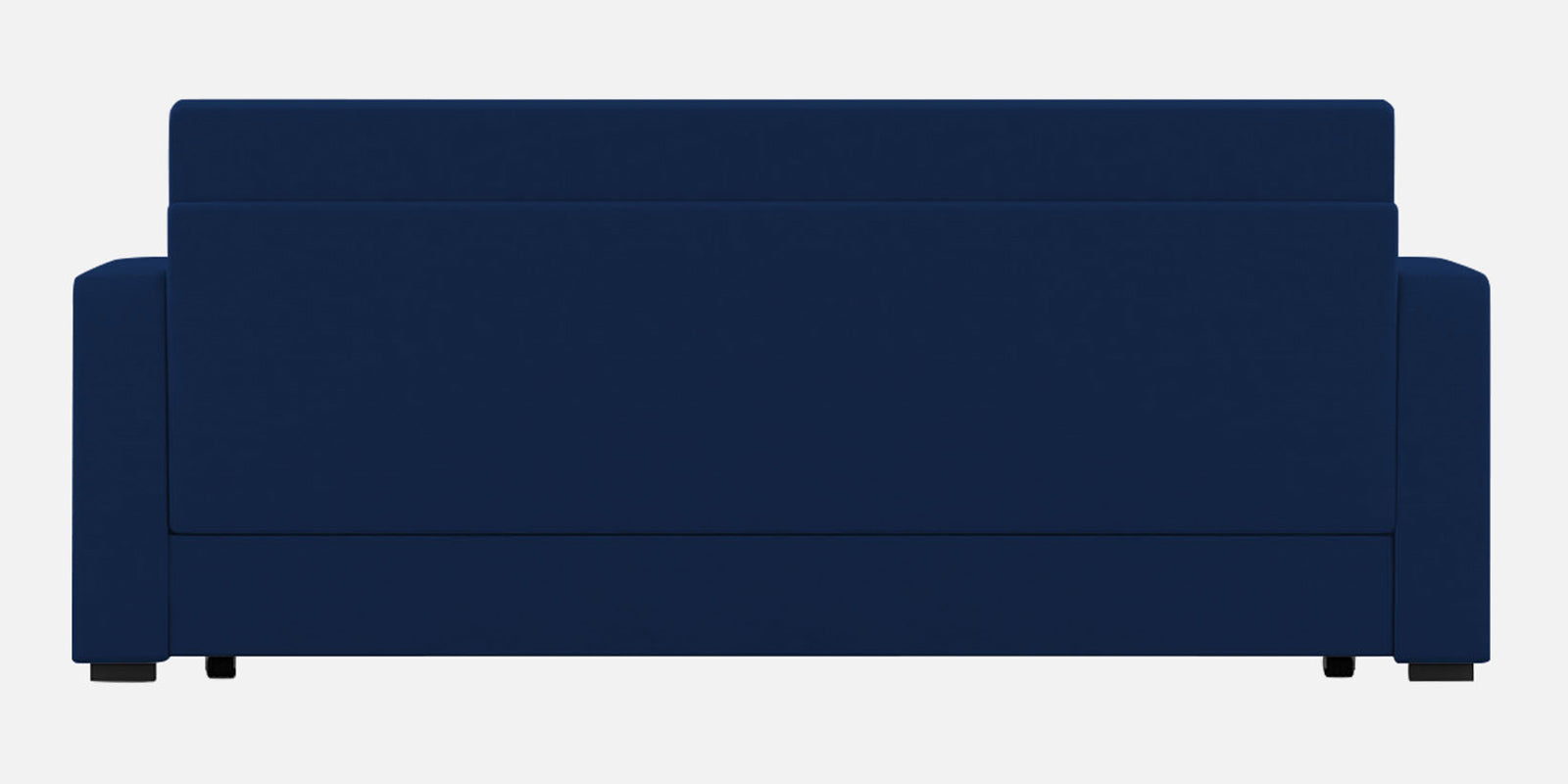 Calra Fabric 3 Seater Pull Out Sofa Cum Bed In Royal Blue Colour With Storage - Febonic Living