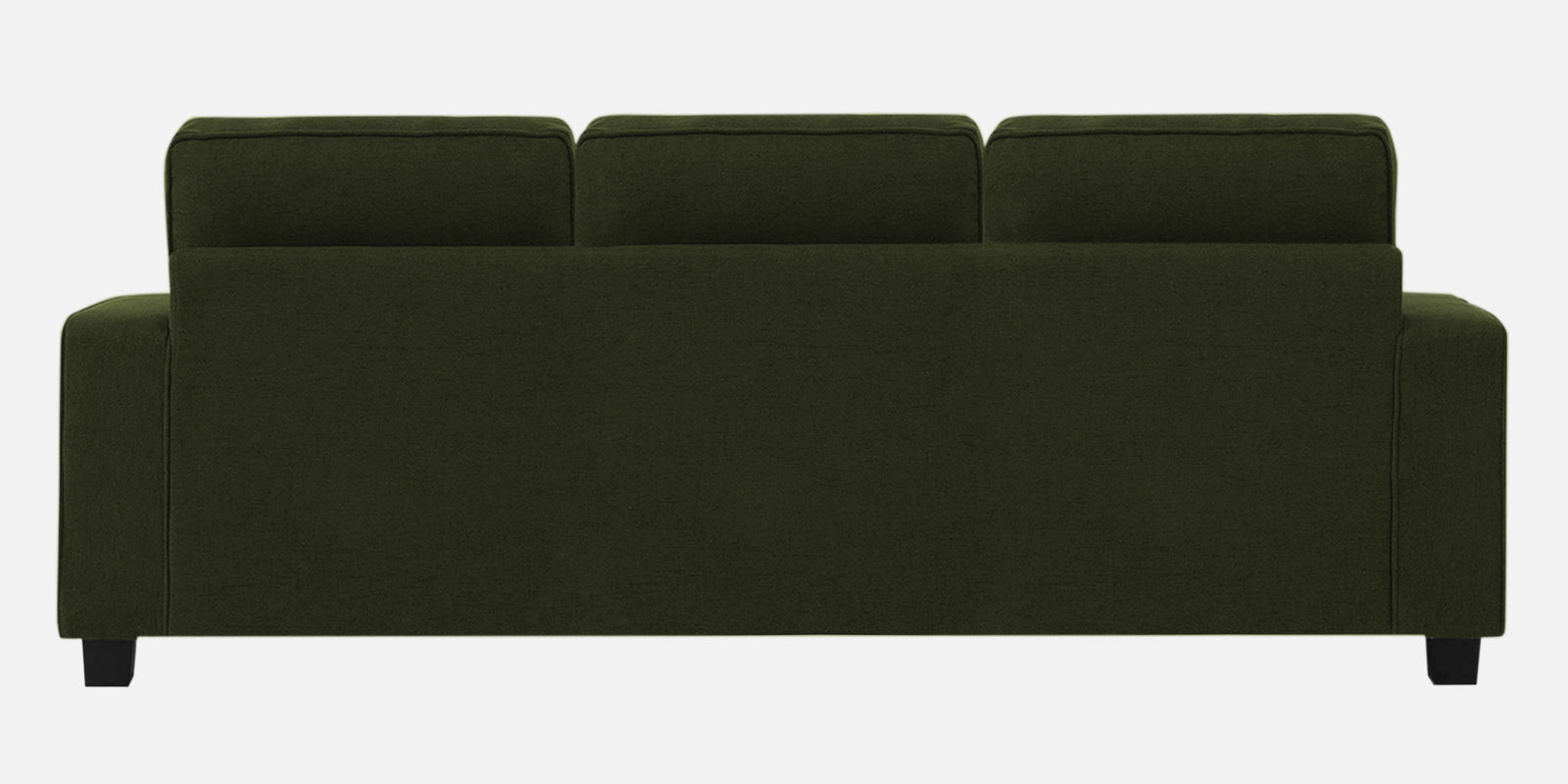 Ladybug Fabric 3 Seater Sofa In Olive Green Colour - Febonic Living