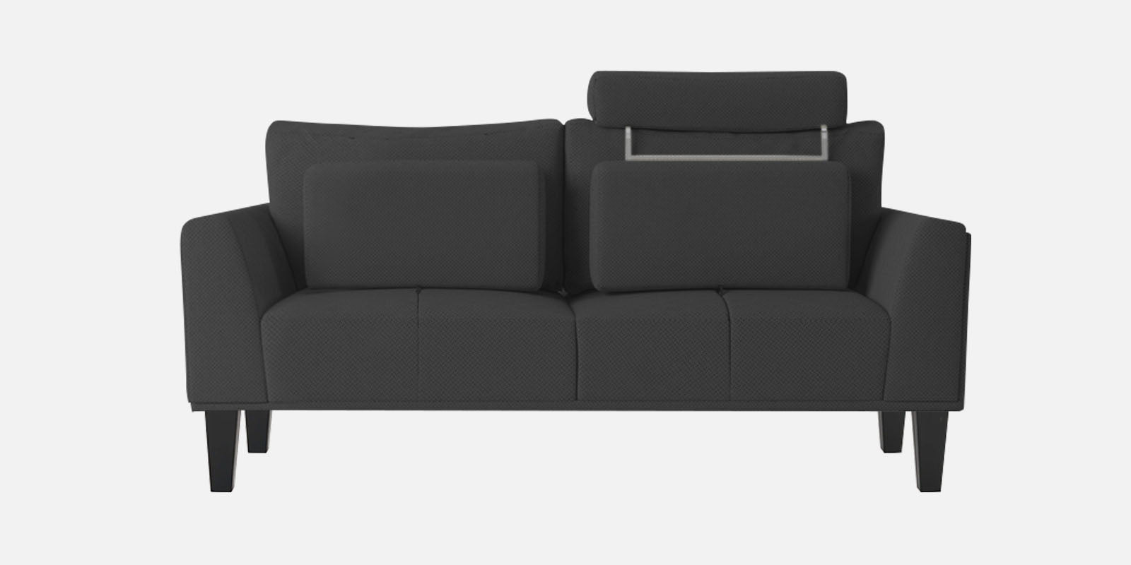 Como Fabric 2 Seater Sofa In Charcoal Grey Colour - Febonic Living