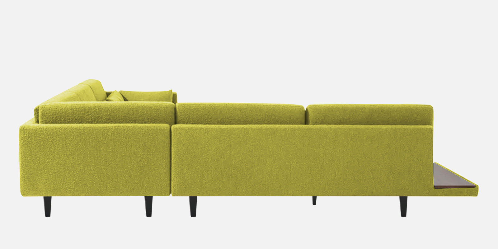 Malta Fabric 6 Seater RHS Corner Sofa In Parrot Green Colour - Febonic Living