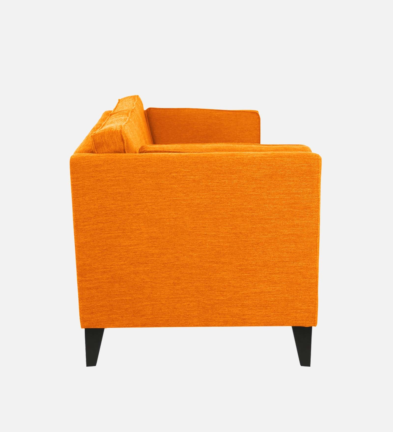 Nigar Fabric 1 Seater Sofa In  Vivid Orange Colour - Febonic Living