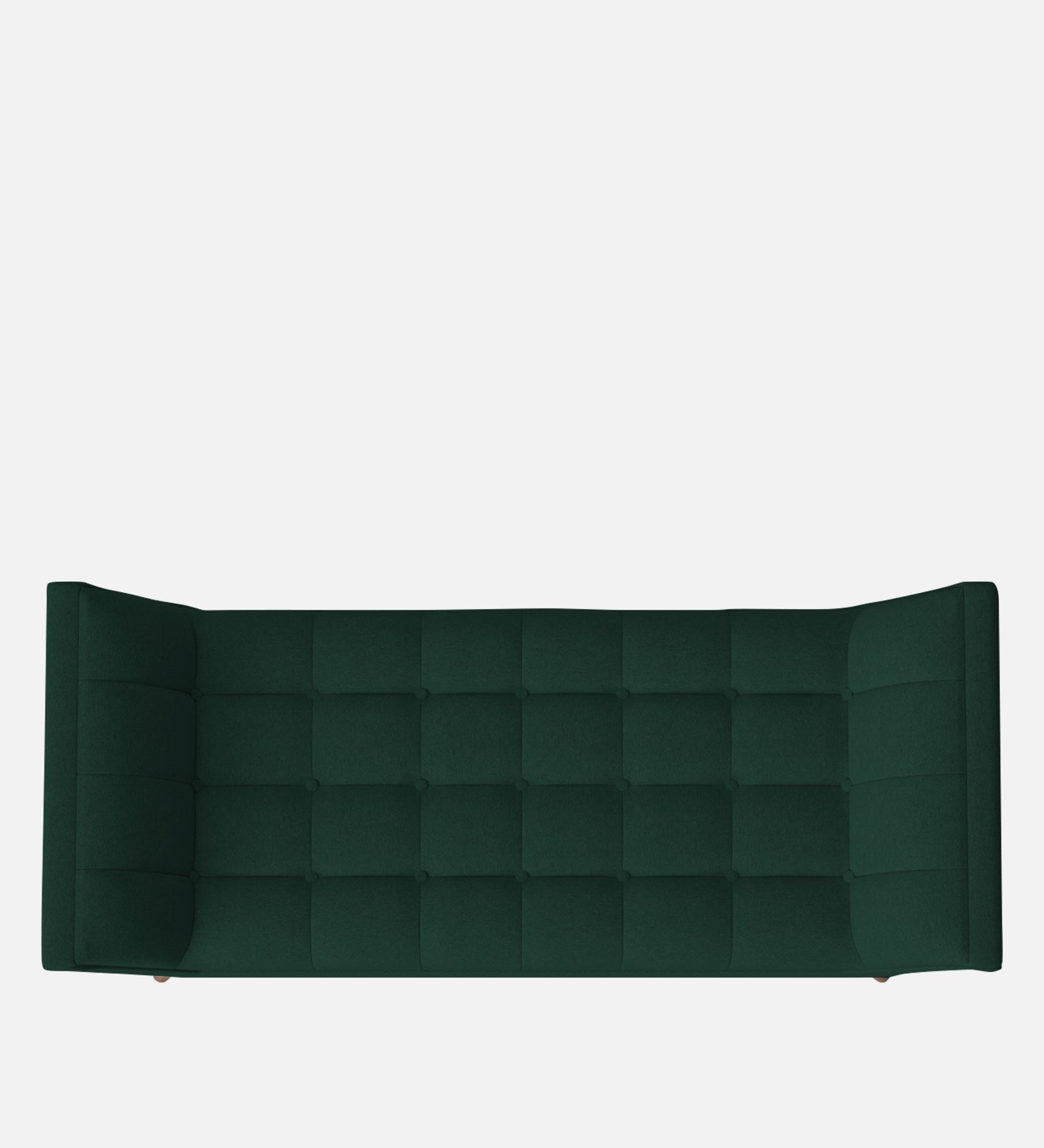 Cartes Velvet Bench In Forest Green Colour - Febonic Living