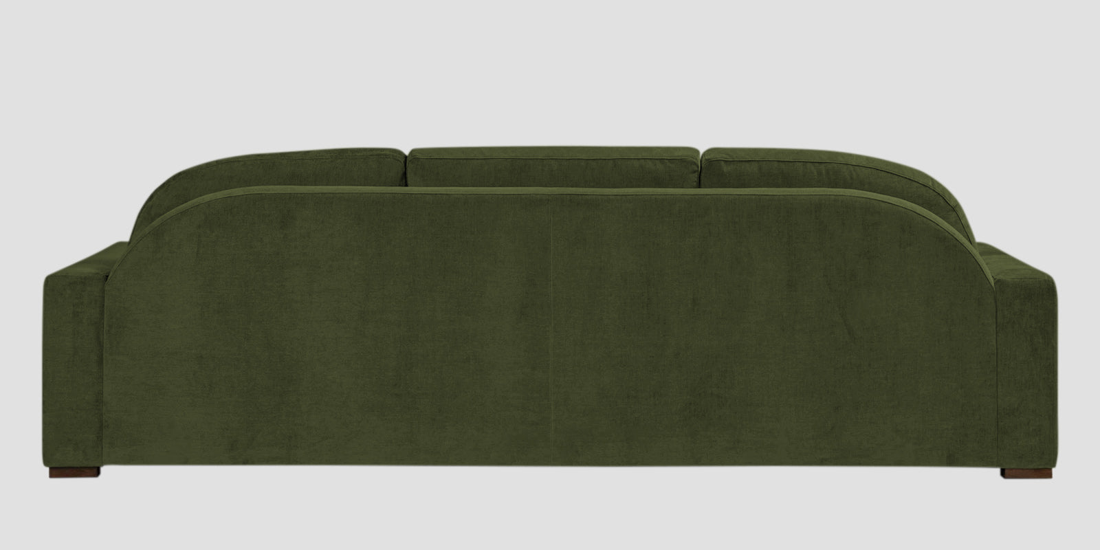 Dara Fabric 3 Seater Sofa In Olive Green Colour