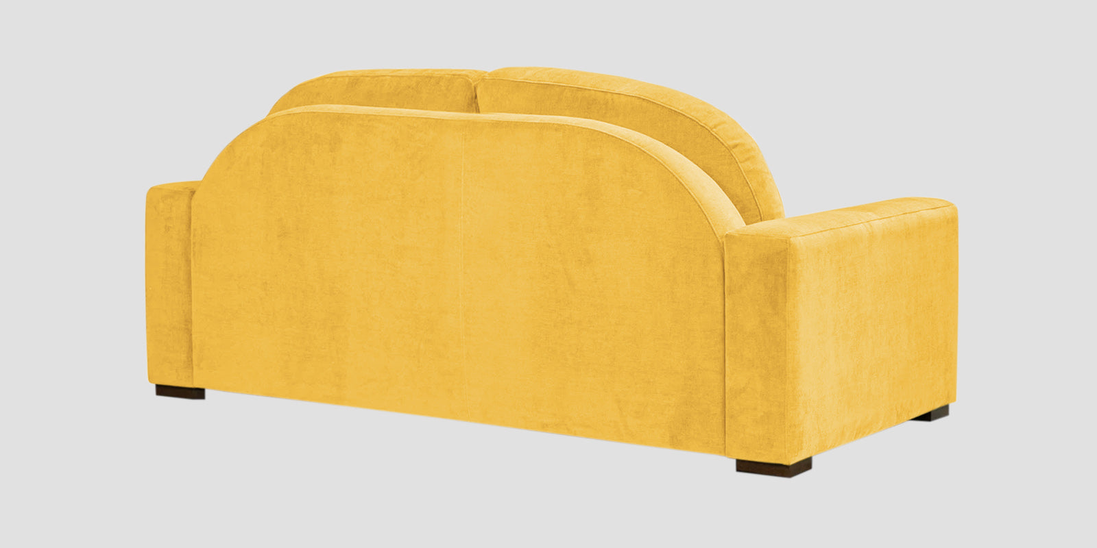 Dara Fabric 2 Seater Sofa In Bold Yellow Colour - Febonic Living