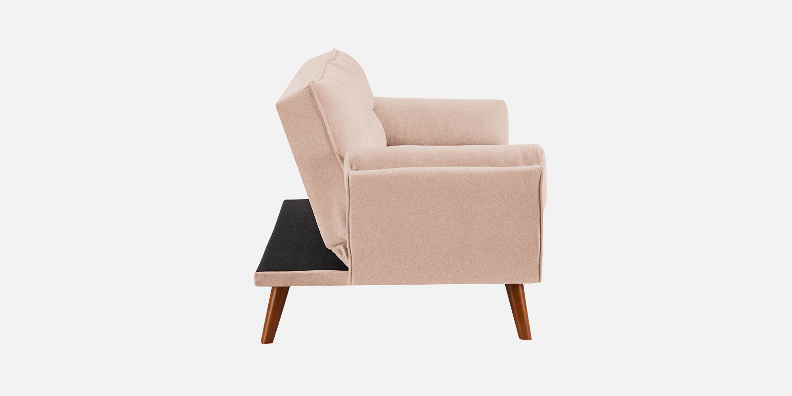 Melano Fabric 3 Seater Convertible Sofa Cum Bed In Woom Beige Colour - Febonic Living