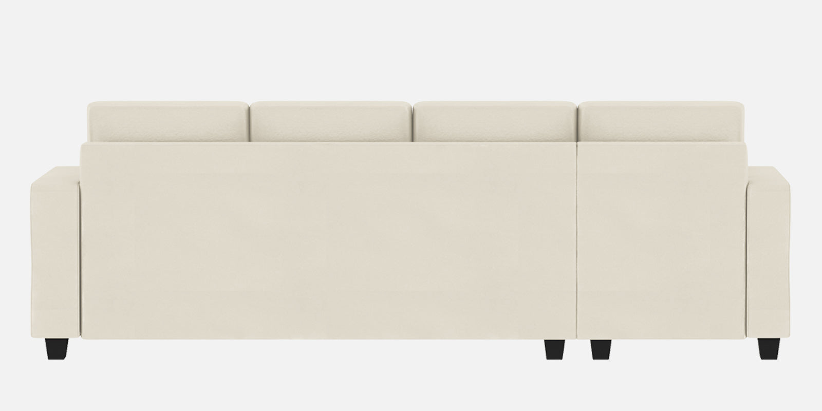 Nabi Fabric RHS Sectional Sofa (3+Lounger) In Ivory cream Colour - Febonic Living