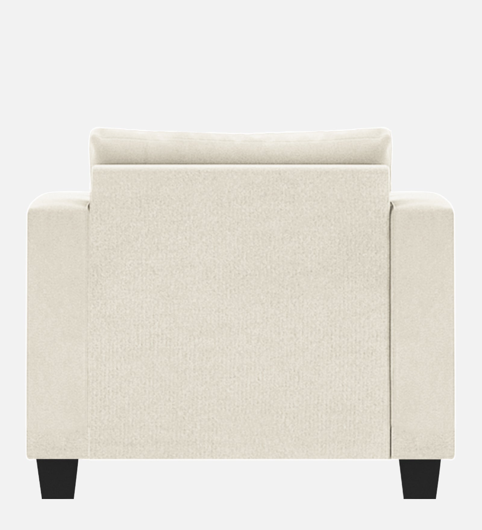 Nabi Fabric 1 Seater Sofa In Ivory cream Colour - Febonic Living