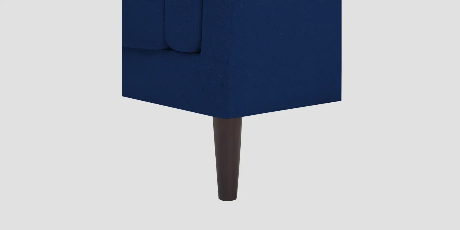 Creata Fabric RHS Sectional Sofa (3+Lounger) In Royal Blue Colour Febonic Living