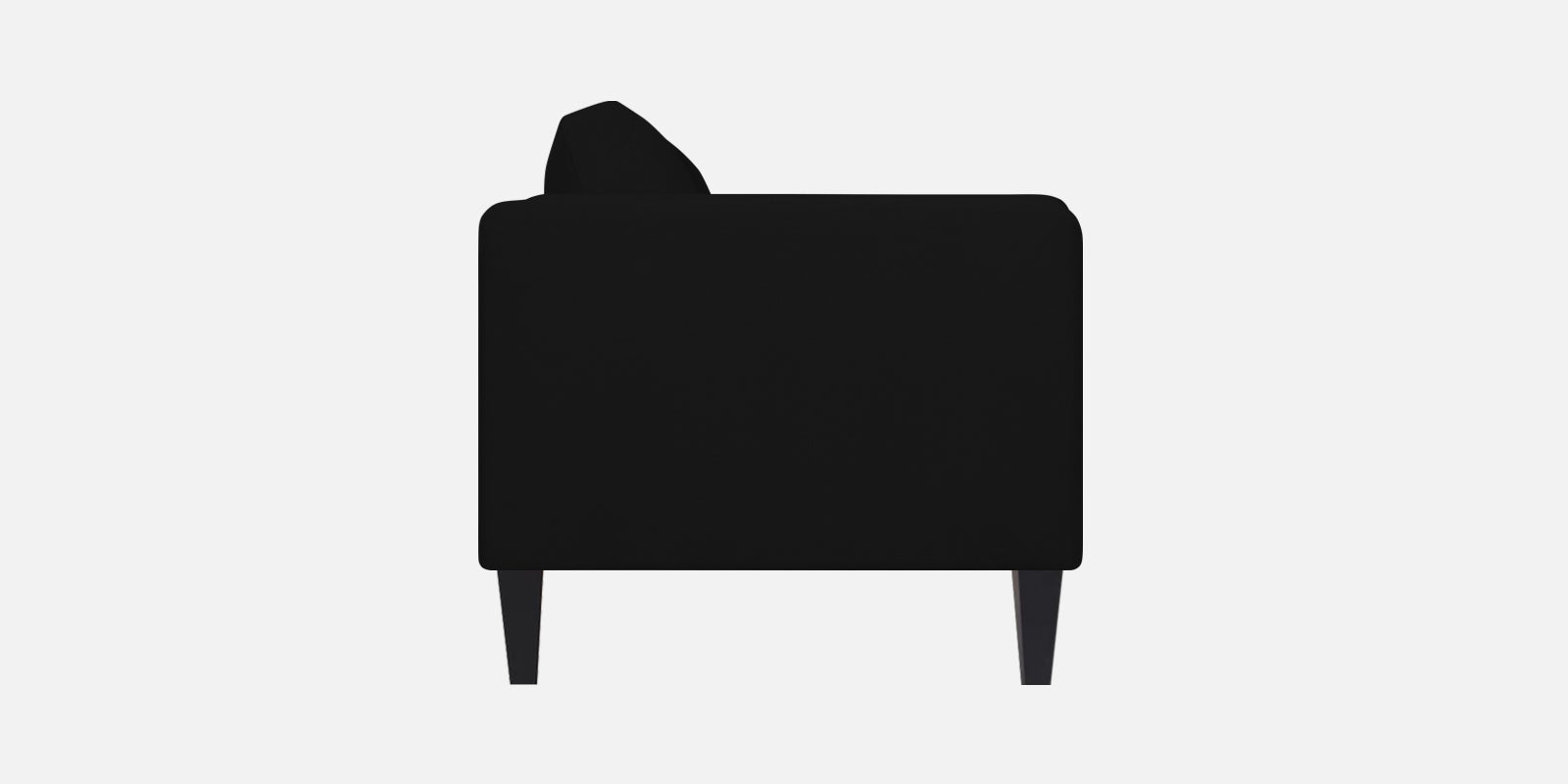 Jasper Velvet 2 Seater Sofa in Adam Black Colour