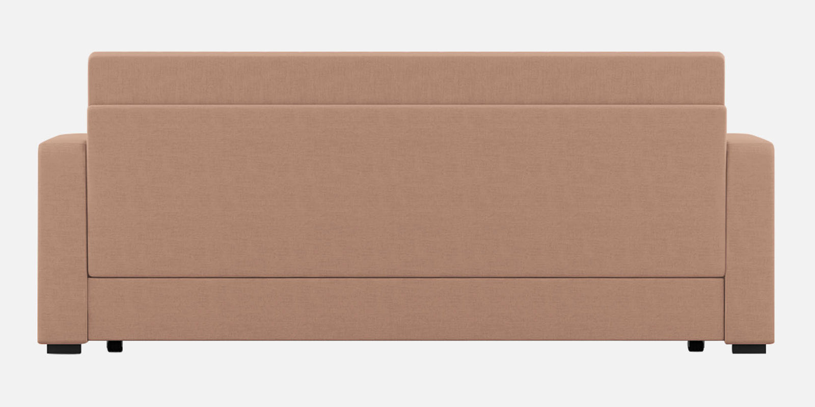 Calra Fabric 3 Seater Pull Out Sofa Cum Bed In Cosmic Beige Colour With Storage - Febonic Living