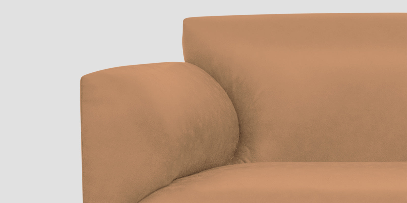 Convi Leatherette 3 Seater Sofa in Sepia Beige Colour
