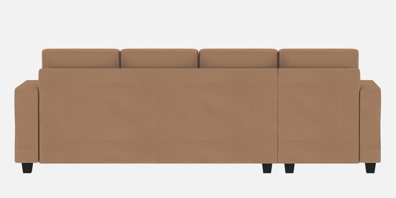 Nabi Fabric RHS Sectional Sofa (3+Lounger) In Cosmic Beige Colour - Febonic Living