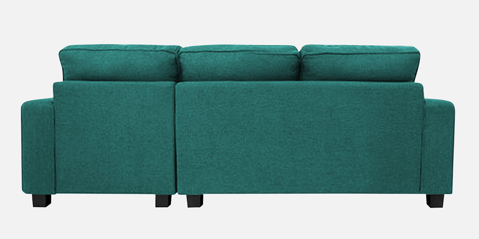 Ladybug Fabric RHS Sectional Sofa (2+Lounger) In Sea Green Colour - Febonic Living