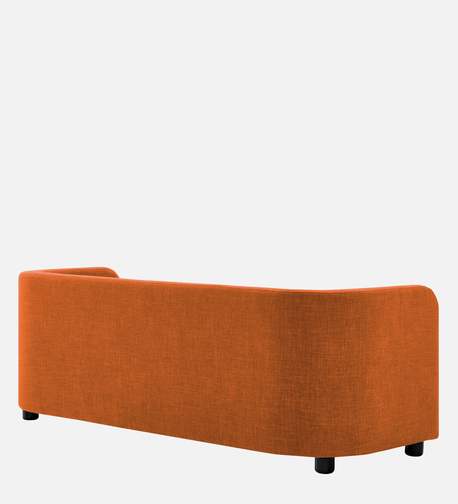 Cooper Fabric Storage Bench In Vivid Orange Colour - Febonic Living