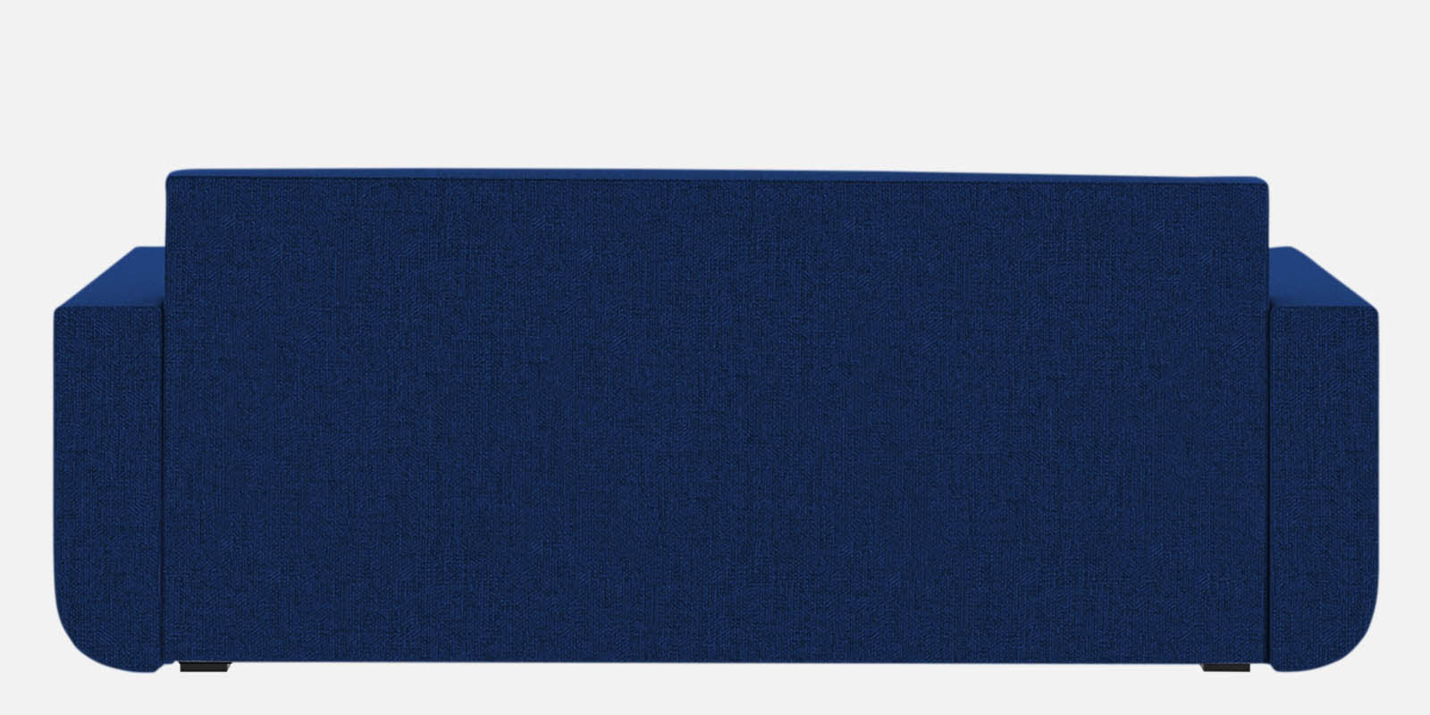 Ines Velvet 3 Seater Pull Out Sofa Cum Bed In Royal Blue Colour With Storage - Febonic Living