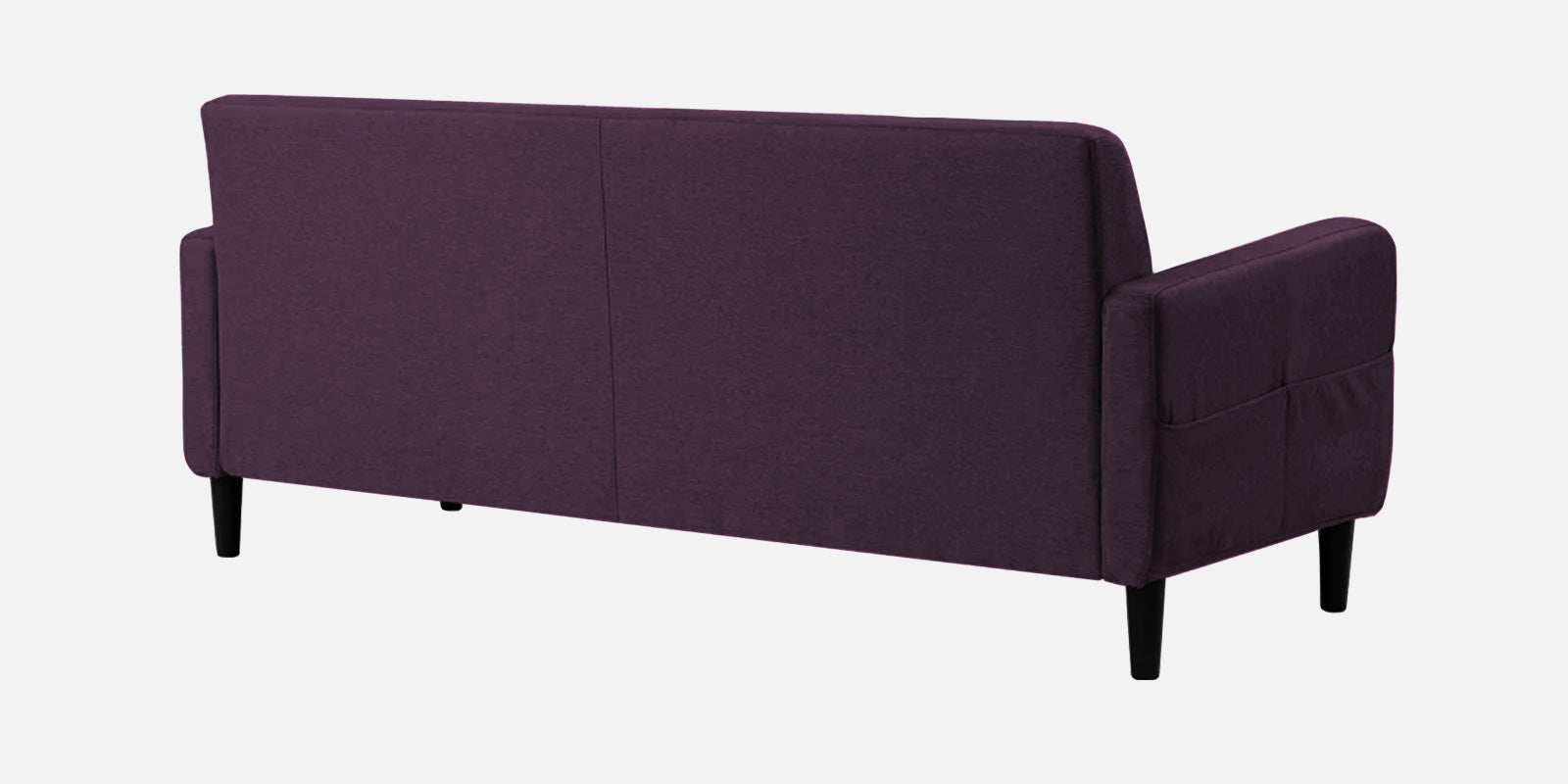 Marq Fabric 3 Seater Sofa In Greek Purple Colour - Febonic Living