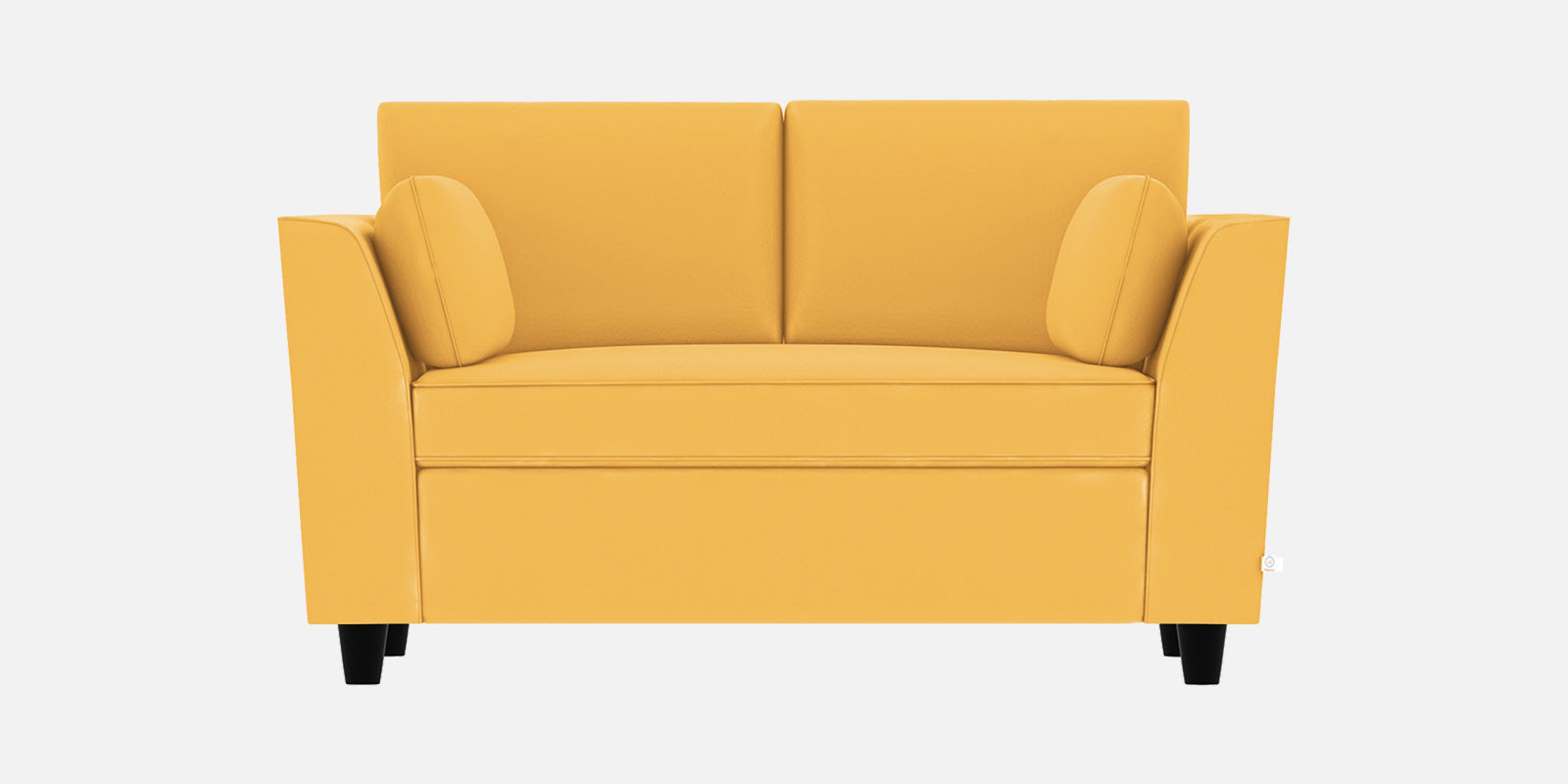 Bristo Velvet 2 Seater Sofa In Turmeric Yellow Colour - Febonic Living