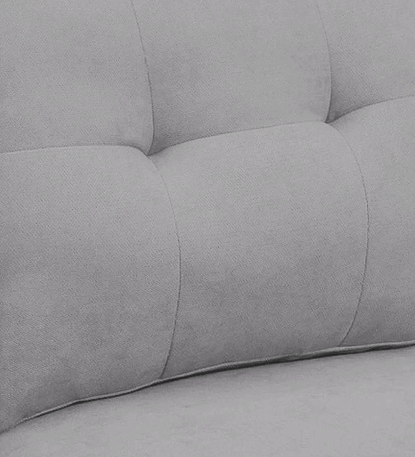 Thomas Fabric 1 Seater Sofa In Lit Grey Colour - Febonic Living