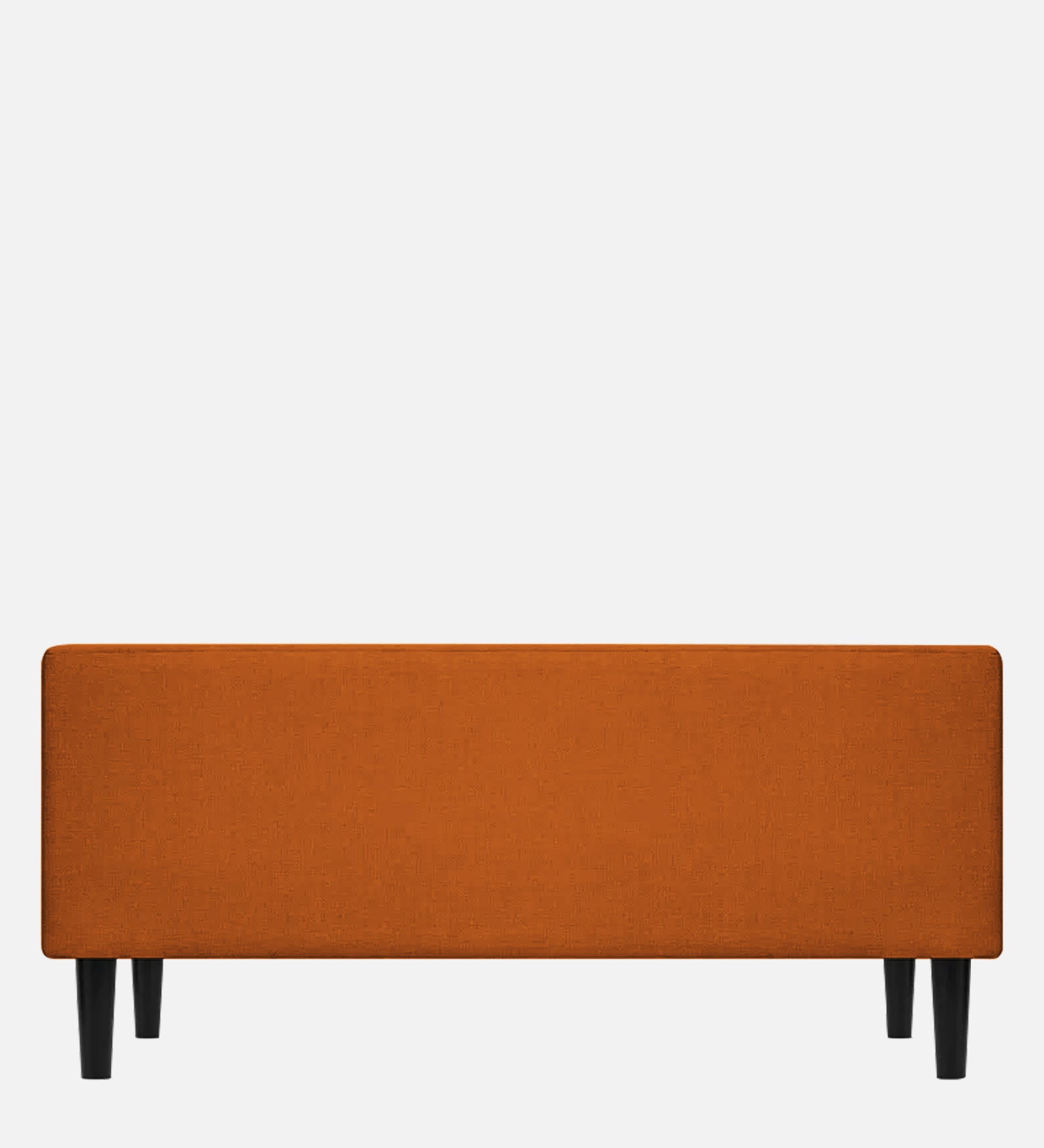 Maya Fabric Bench In Vivid Orange Colour - Febonic Living