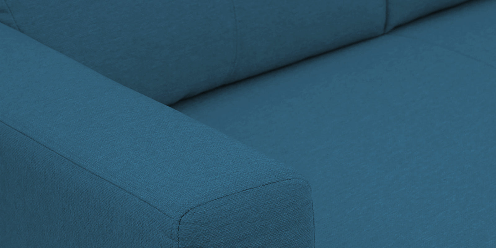 Honor Fabric 3 Seater Sofa In Eclipse Blue Colour - Febonic Living