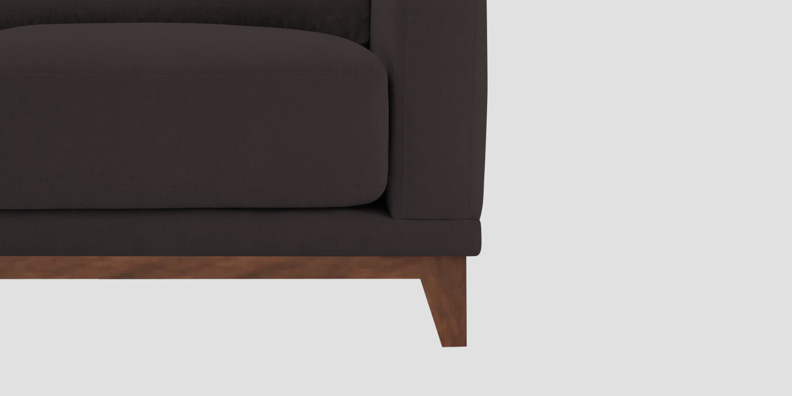 Esha Fabric 2 Seater Sofa In Pebble Brown Colour - Febonic Living