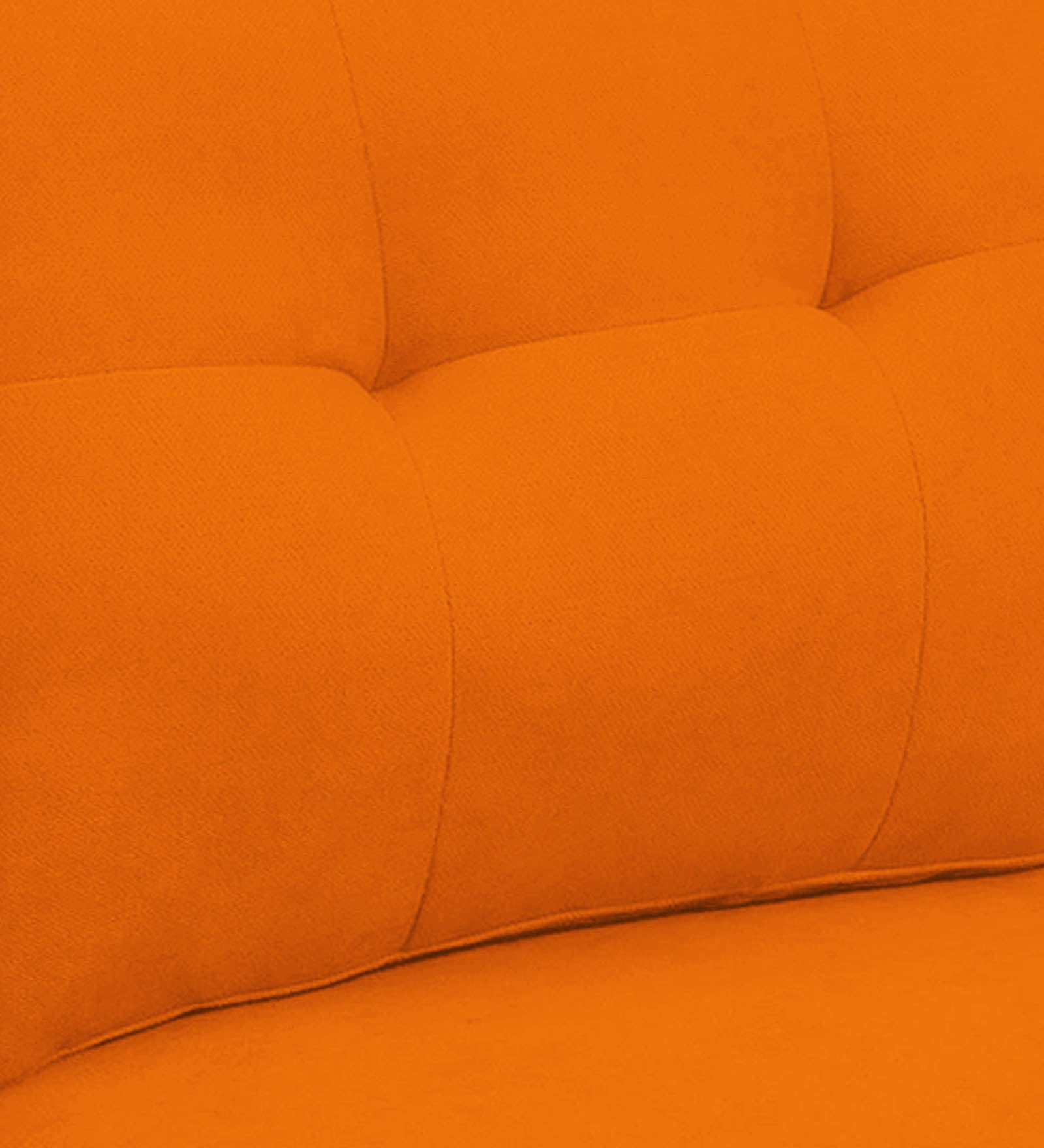 Thomas Fabric 1 Seater Sofa In Vivid Orange Colour - Febonic Living