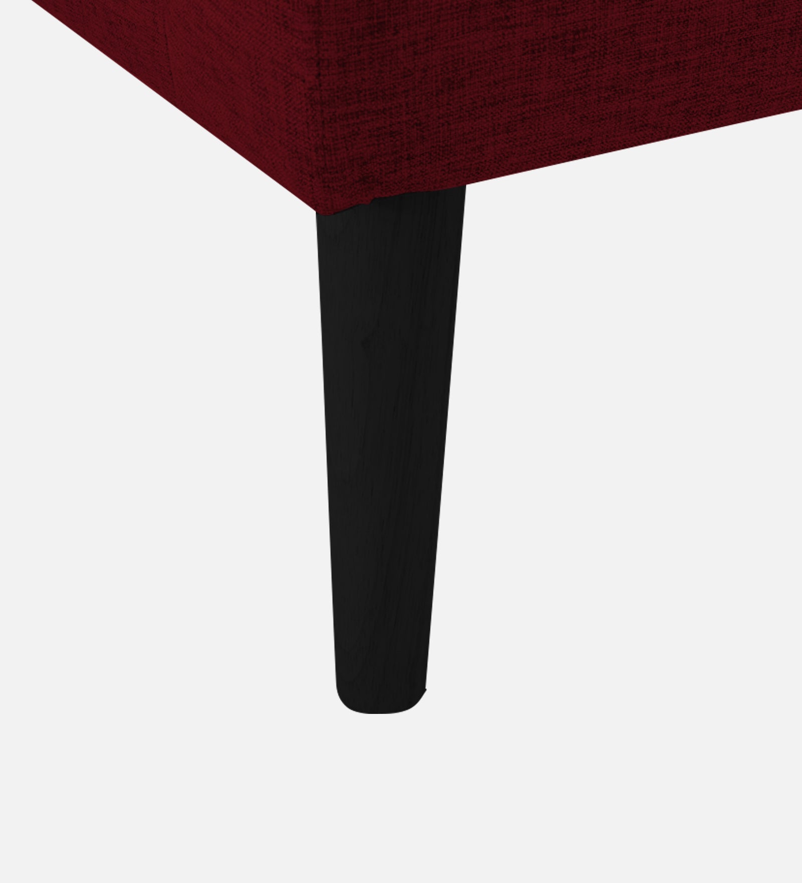 Casper Fabric 1 Seater Sofa In Ruby Red Colour - Febonic Living