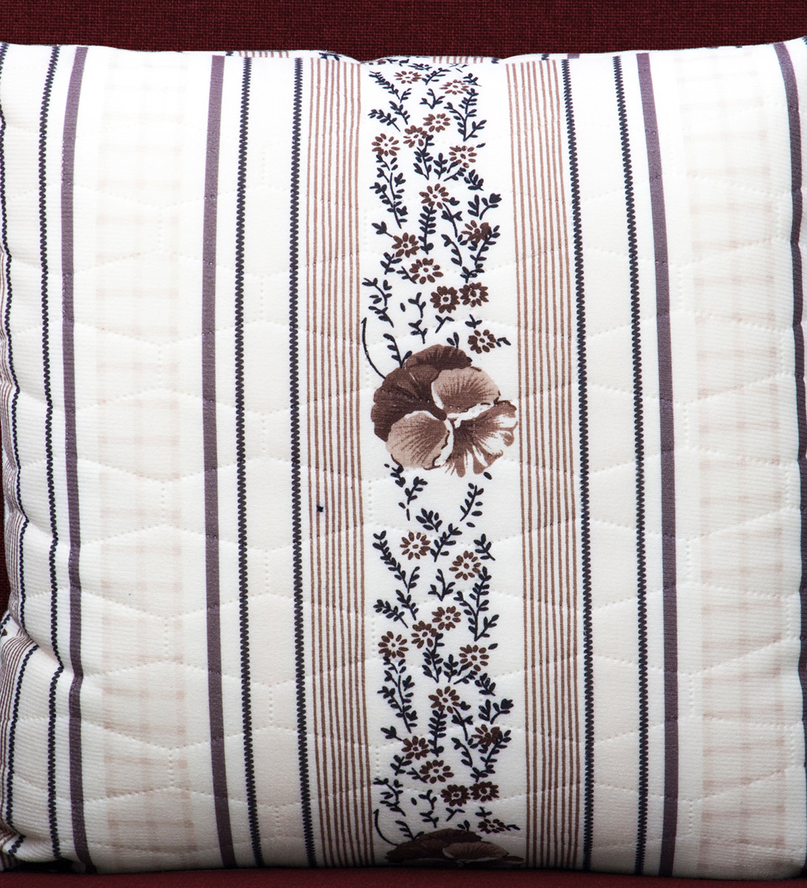 Kevin Fabric 1 Seater Sofa In Ruby Red Colour - Febonic Living