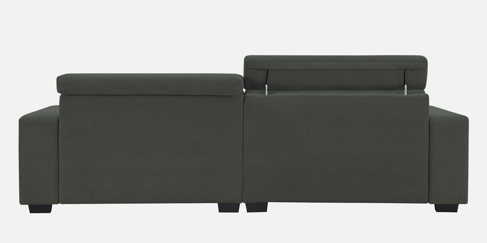 Hiro Fabric 3 Seater Sofa In I-Land Green Colour - Febonic Living