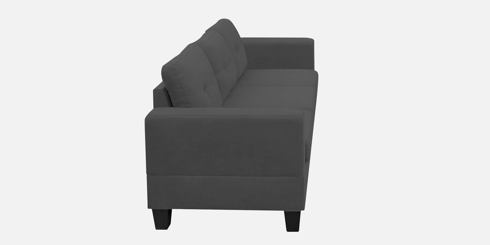 Thomas Fabric 3 Seater Sofa In Charcoal Grey Colour - Febonic Living