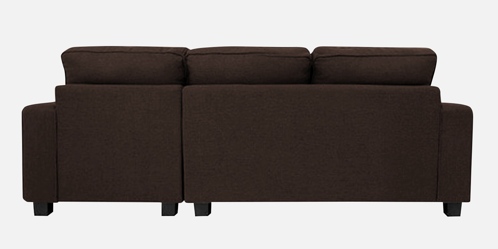 Ladybug Fabric RHS Sectional Sofa (2+Lounger) In Coffee Brown Colour - Febonic Living