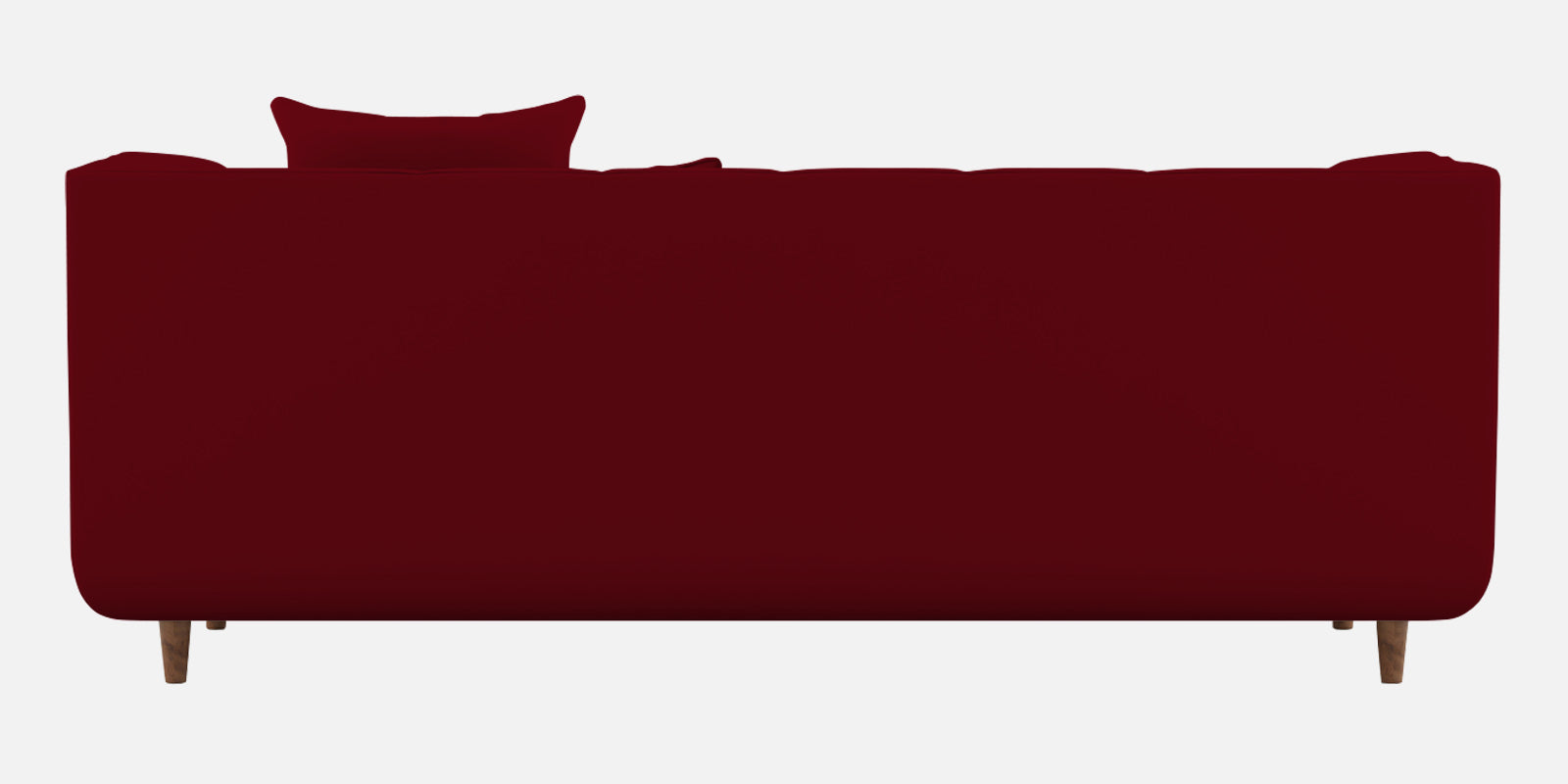Sumo Velvet 3 Seater Sofa In Cherry Red Colour - Febonic Living