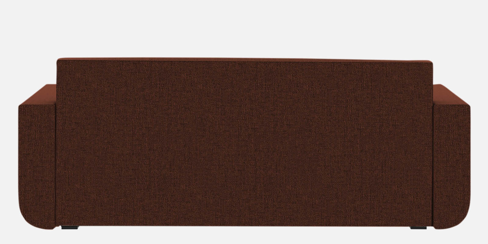 Ines Velvet 3 Seater Pull Out Sofa Cum Bed In Coffee Brown Colour With Storage - Febonic Living