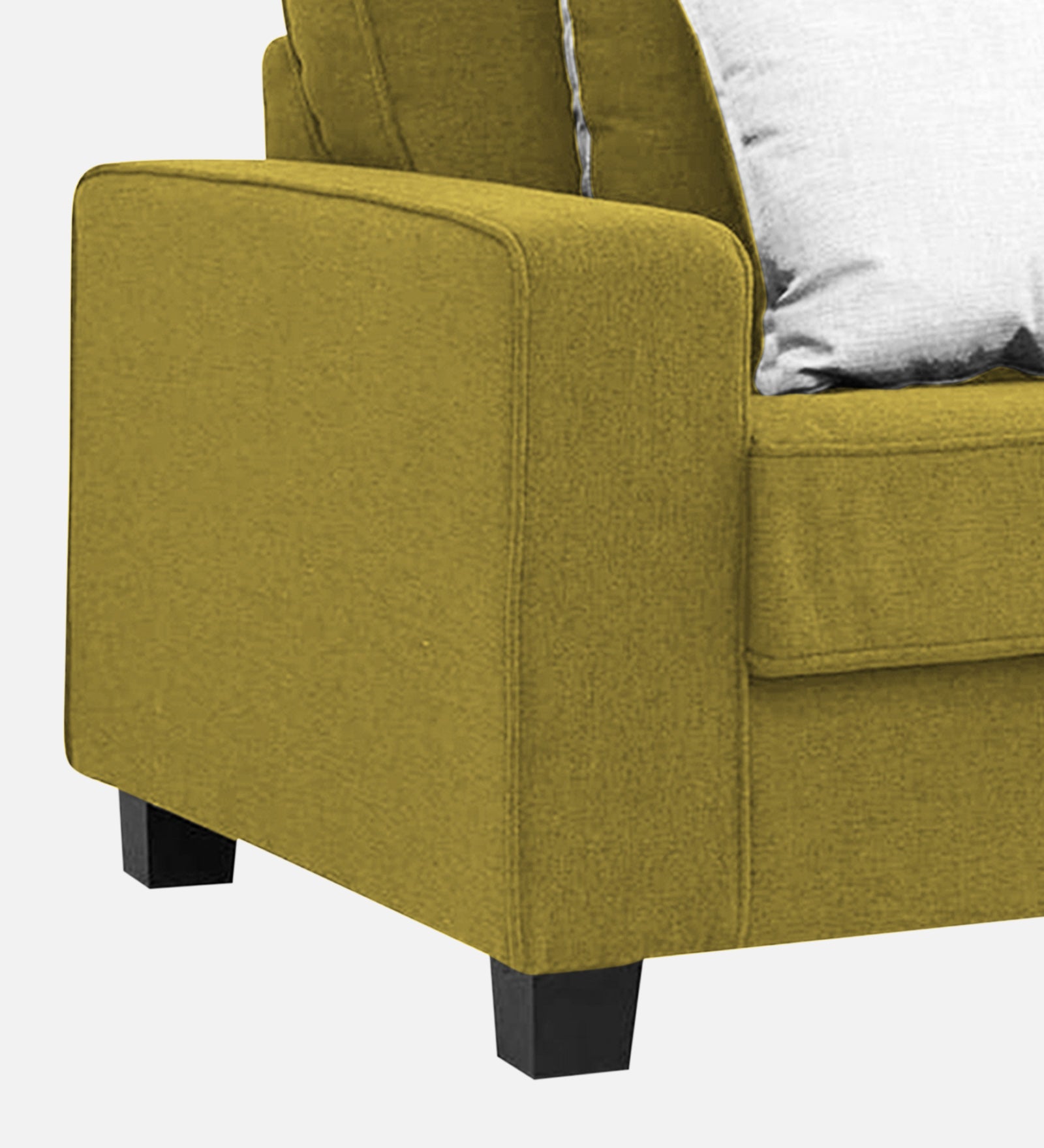 Ladybug Fabric 1 Seater Sofa In Parrot Green Colour - Febonic Living