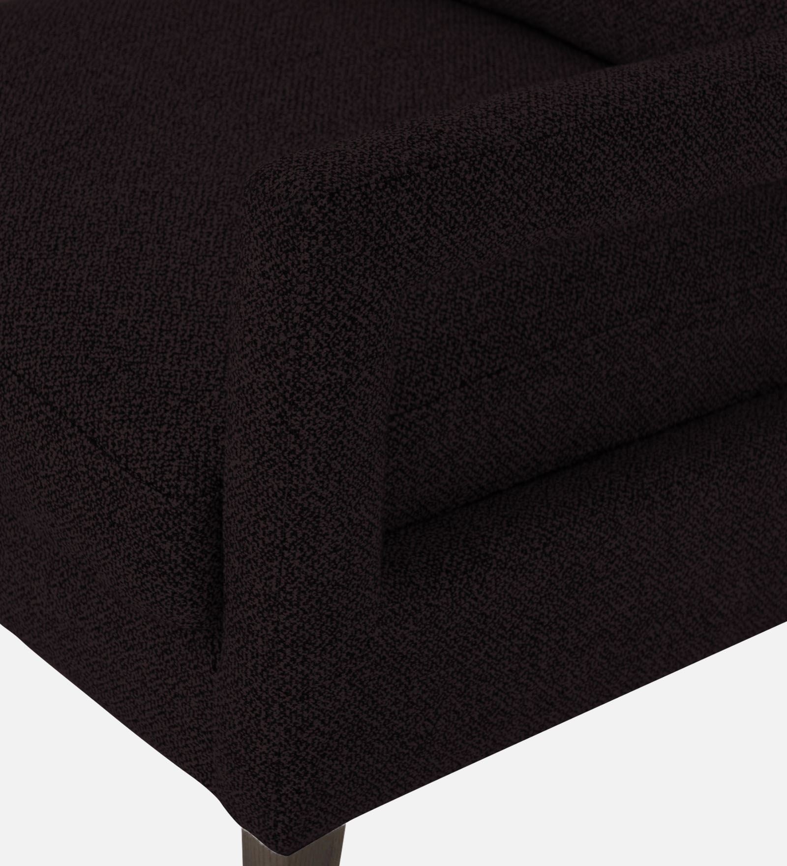 Olsen Fabric Arm Chair In Cara Brown Colour - Febonic Living