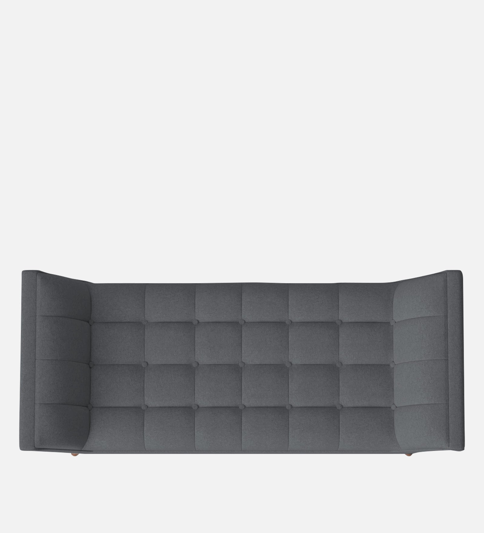 Cartes Velvet Bench In Pubble Grey Colour - Febonic Living