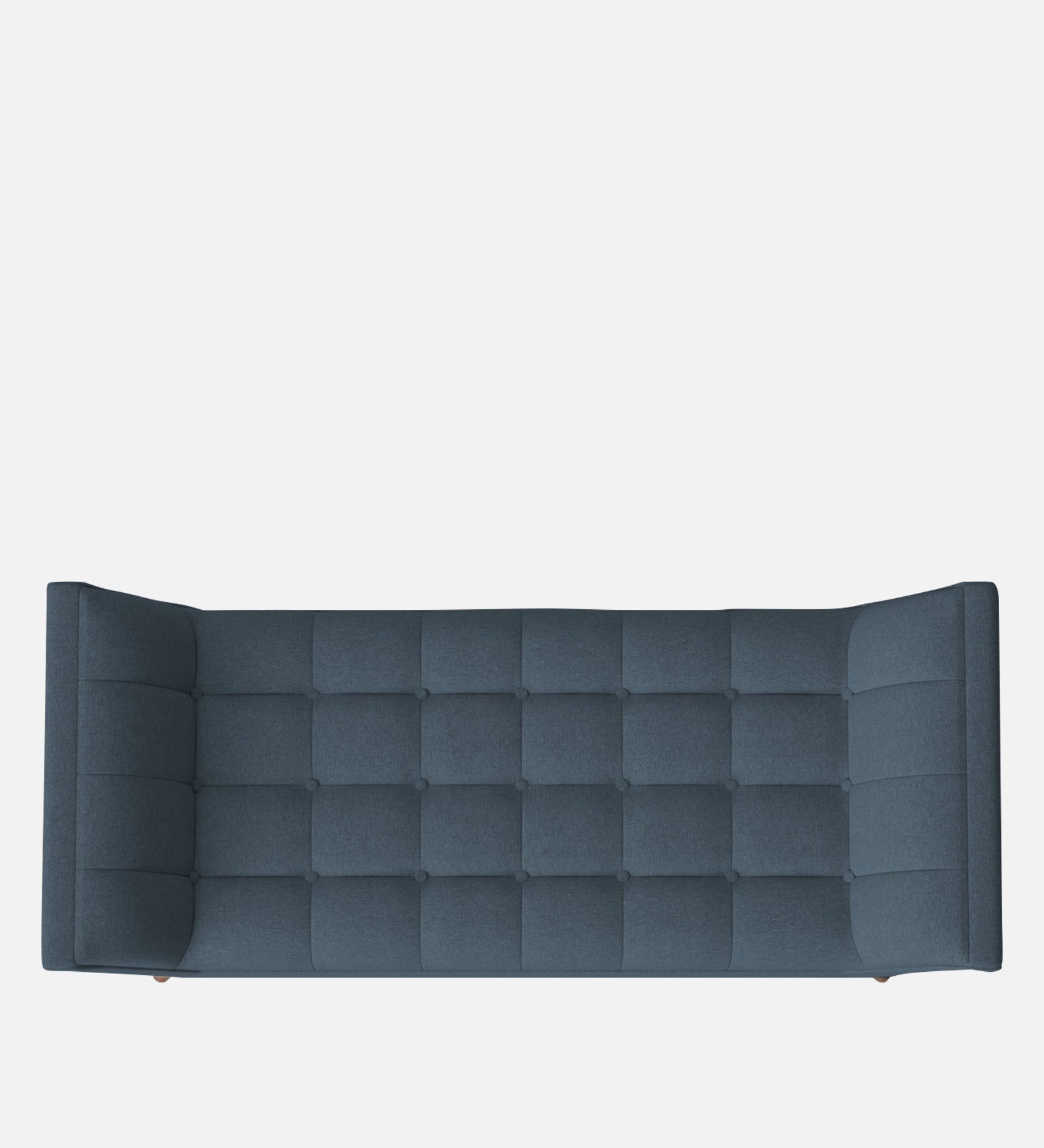 Cartes Velvet Bench In Oxford Blue Colour - Febonic Living