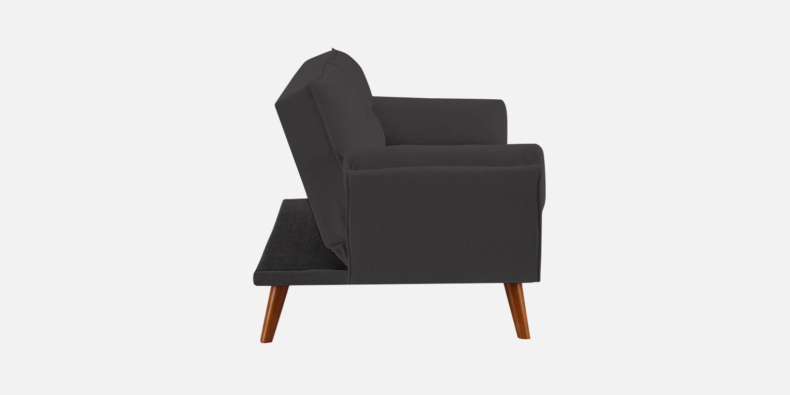 Melano Fabric 3 Seater Convertible Sofa Cum Bed In Maba Grey Colour - Febonic Living